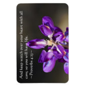 Proverbs 4:23 magneet (Verticaal)