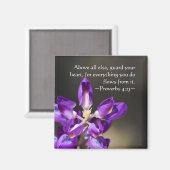 Proverbs 4:23 magneet (Voorkant / Achterkant)