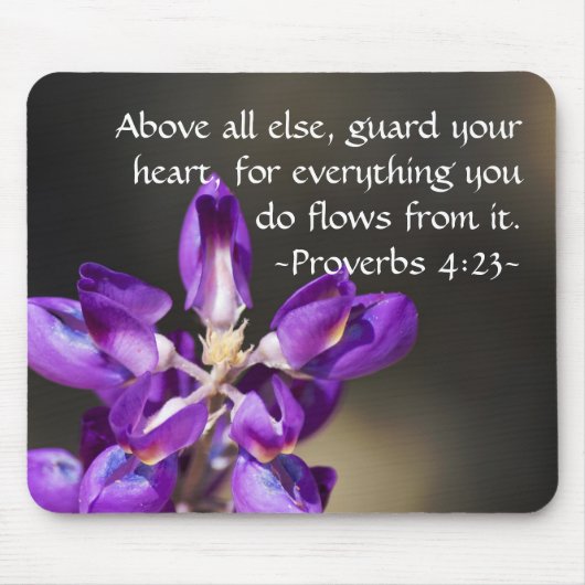 Proverbs 4:23 muismat (Voorkant)