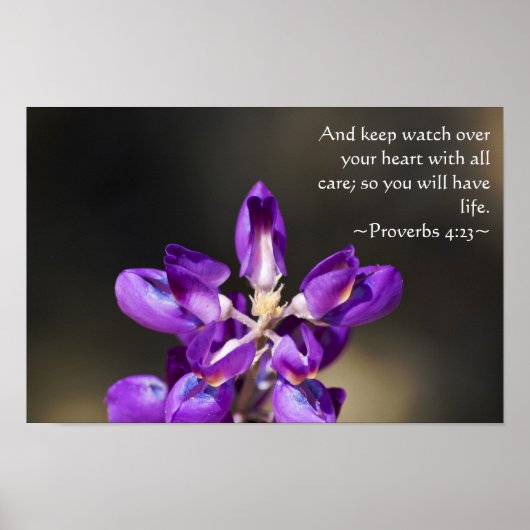 Proverbs 4:23 poster (Voorkant)