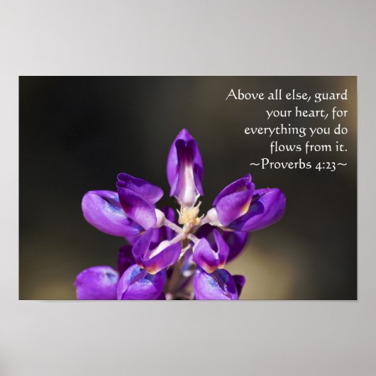 Proverbs 4:23 poster (Voorkant)