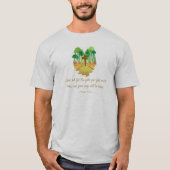 Proverbs 4:26 Let Op Voor het Pad T-Shirt (Voorkant)