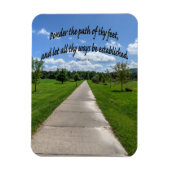 Proverbs 4:26 magneet (Verticaal)