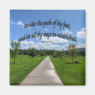 Proverbs 4:26 magneet