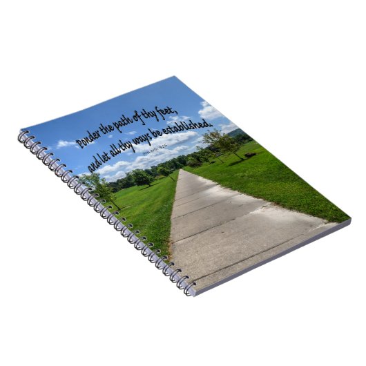 Proverbs 4:26 notitieboek (Rechterzijde)