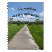 Proverbs 4:26 notitieboek (Voorkant)