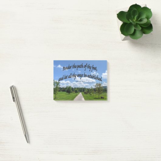 Proverbs 4:26 post-it® notes (Kantoor)