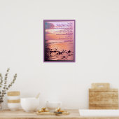 Proverbs 8:27-29, ik was er... POSTER AFDRUKKEN (Keuken)