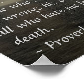 Proverbs 8:35,36 Poster (Hoek)