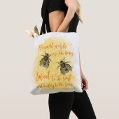 Proverbs Bijbel Citaat Honingbijen Tote Bag (Dichtbij)