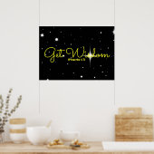 Proverbs Bijbel vers Get Widsom Poster (Keuken)