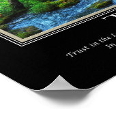 Proverbs Bijbel Verse Trust Inspirerend Poster (Hoek)