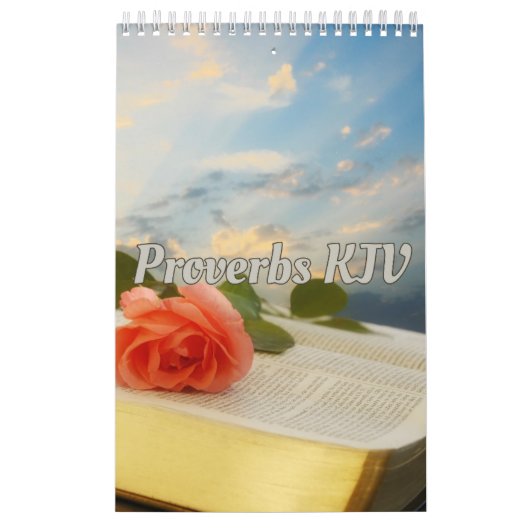 Proverbs Bijbel Verses Collectie Wall Agenda Kalender (Hoes)