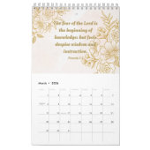 Proverbs Bijbel Verses Collectie Wall Agenda Kalender (Mar 2026)