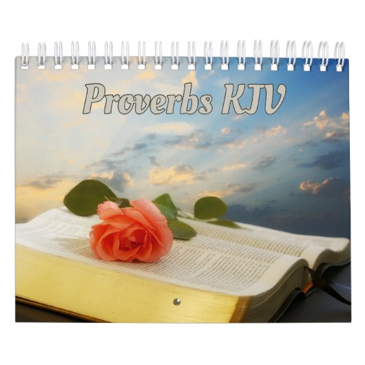 Proverbs Bijbel Verses Collectie Wall Agenda Kalender (Hoes)
