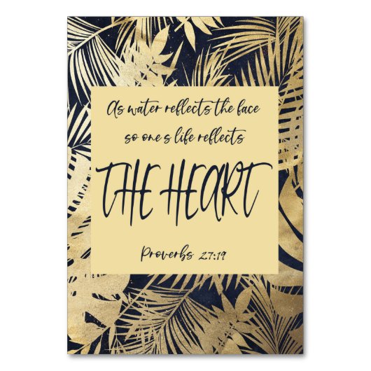 Proverbs bijbelse Kaart (Voorkant)