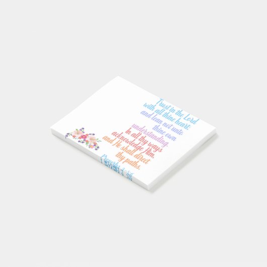 Proverbs Bijbelversie Post-it® Notes (Schuin)
