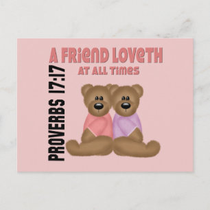 Proverbs Friend Briefkaart