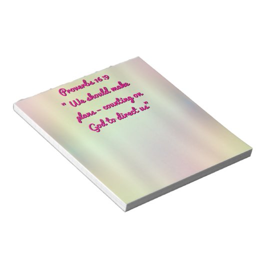 proverbs notitieblok (Schuin)