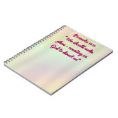 proverbs notitieboek (Linkerzijde)