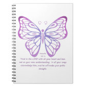Proverbs Scription Butterfly art Notitieboek (Voorkant)
