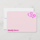 Proverbs Sweet Friendship Lavender Note Card RSVP Kaartje (Achterkant)