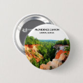 PROVIDENCE CANYON - Lumpkin, Georgia Ronde Button 5,7 Cm (Voorkant /achterkant)