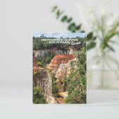 Providence Canyon State Park, Georgia Briefkaart (Staand voorkant)