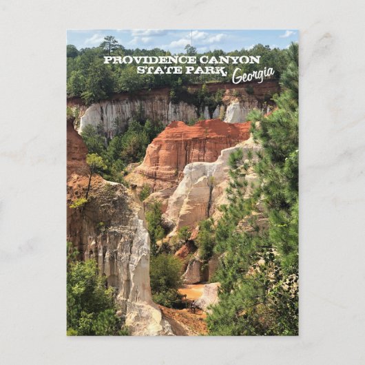 Providence Canyon State Park, Georgia Briefkaart (Voorkant)