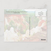 Providence Canyon State Park, Georgia Briefkaart (Achterkant)