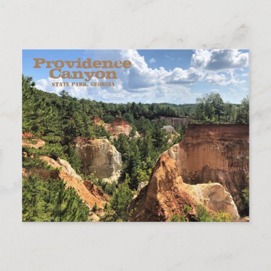 Providence Canyon State Park, Georgia Briefkaart (Voorkant)