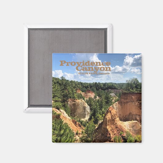 Providence Canyon State Park, Georgia Magneet (Voorkant / Achterkant)