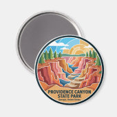 Providence Canyon State Park Georgia Magneet (Voorkant / Achterkant)