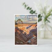 Providence Canyon State Park Georgia Reizen Briefkaart (Staand voorkant)