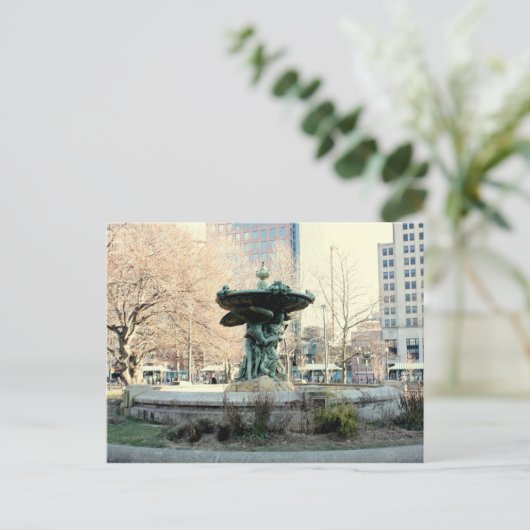 Providence Fountain Briefkaart (Staand voorkant)