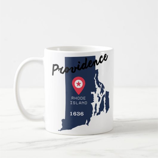Providence koffiemok (Links)