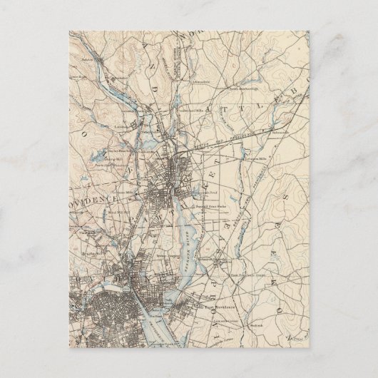 Providence, Massachusetts Briefkaart (Voorkant)