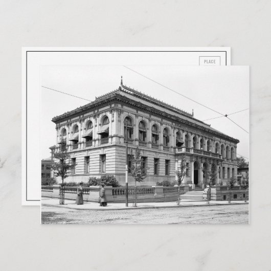 Providence Public Library, 1906 Briefkaart (Voorkant / Achterkant)