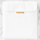 Providence Retro tekst Ronde Sticker (Tas)
