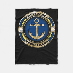 Providence Rhode Island Anker Embleem Sticker Fleece Deken