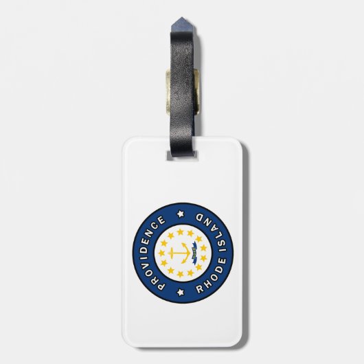 Providence Rhode Island Bagagelabel (Achterkant verticaal)