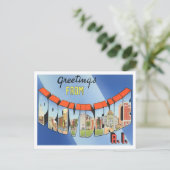 Providence, Rhode Island  Big Letters Briefkaart (Staand voorkant)