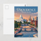 Providence, Rhode Island Briefkaart (Voorkant / Achterkant)
