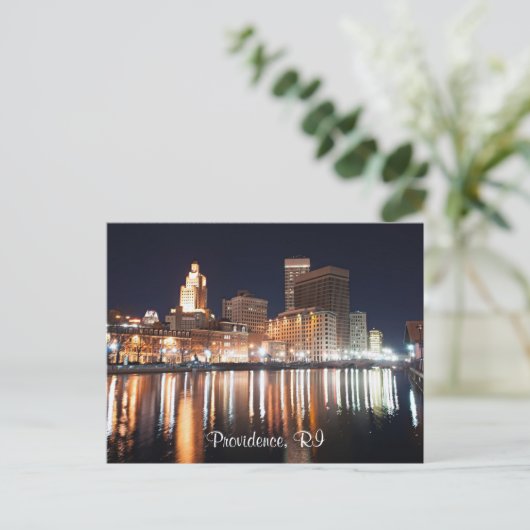 Providence Rhode Island Briefkaart (Staand voorkant)