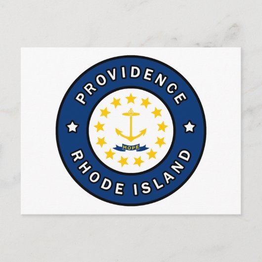 Providence Rhode Island Briefkaart (Voorkant)