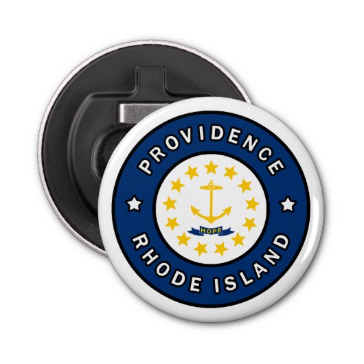 Providence Rhode Island Button Flesopener (Voorkant)