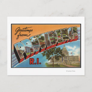 Providence, Rhode Island (Capital Building) Briefkaart