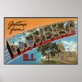 Providence, Rhode Island (Capital Building) Poster (Voorkant)