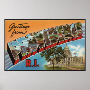 Providence, Rhode Island (Capital Building) Poster