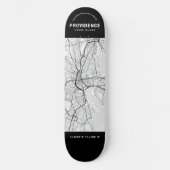 Providence, Rhode Island City Map Skateboard (Voorkant)